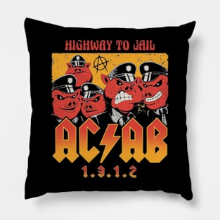 highway to jail Pillow