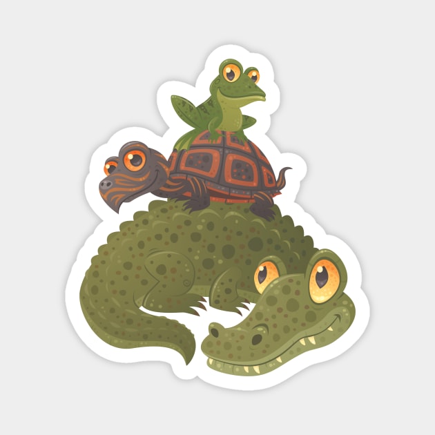 Swamp Squad Magnet by fizzgig