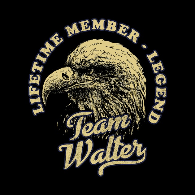 Walter Name - Lifetime Member Legend - Eagle by Stacy Peters Art