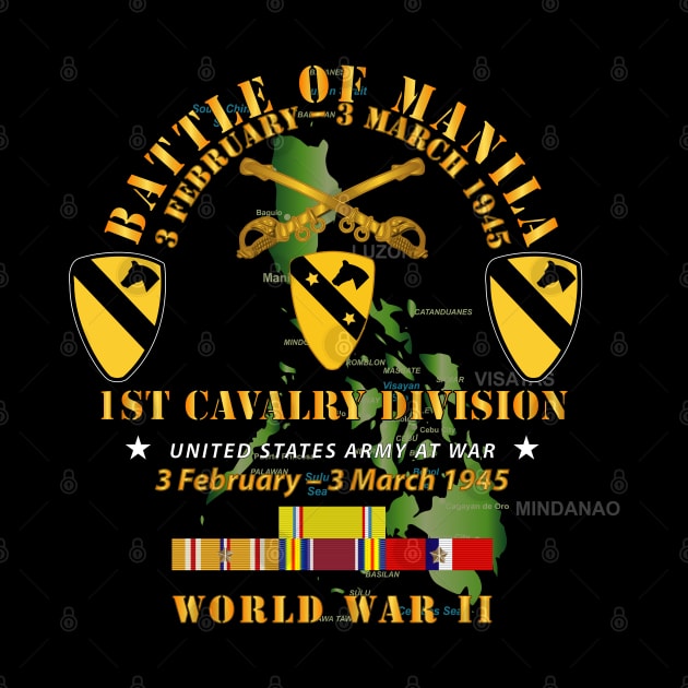 Battle for Manila - 1st Cavalry Division w PAC - PHIL SVC by twix123844