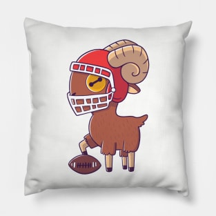 Rugby Goat Pillow