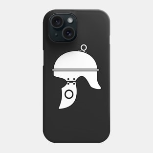 Republican Roman Helmet (white) Phone Case