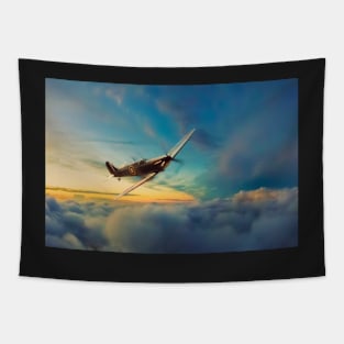 Spitfire Flying Machine Tapestry