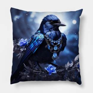 Mystic Raven Pillow