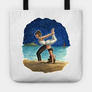 Yin and yang Yoga Tote