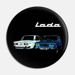 1970s LADA BROCHURE Pin