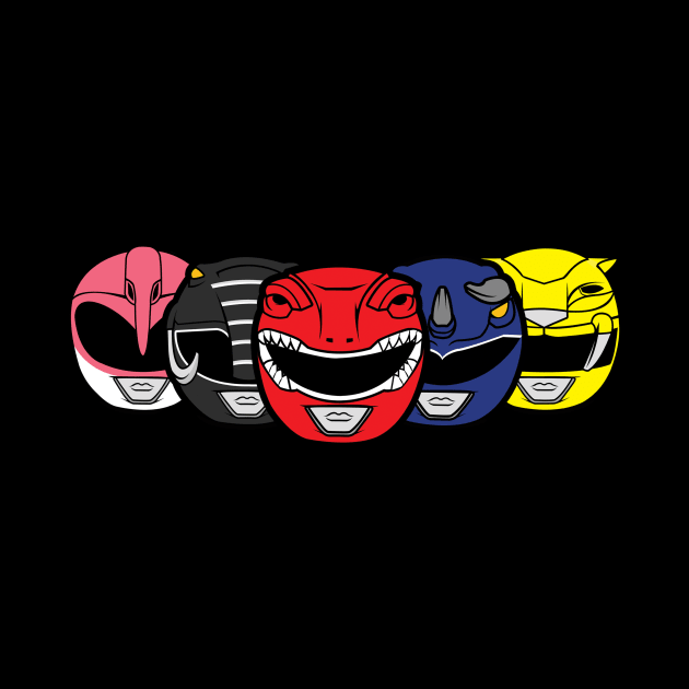 Power Rangers Head by liora natalia