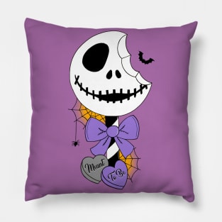 Jack Skellington Lollipop Meant to be Type 1 Large Print Pillow