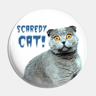 SCAREDY CAT Pin