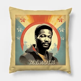 Marvin Gaye Vintage Style Pillow