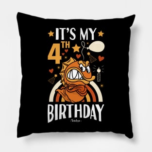 4th birthday Fish Pillow