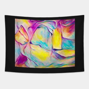 Bright Bold and Feminine Abstract Tapestry