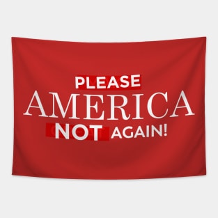 Please America Not Again! Tapestry