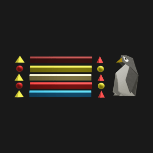 geometric penguin T-Shirt