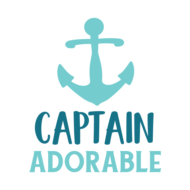 Captain Adorable, Boat Anchor, Sailor, Sailing by Jelena Dunčević