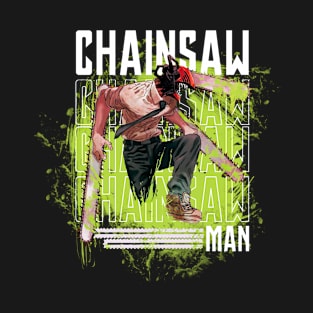 Graffiti Style Anime Poster | Chainsaw Man T-Shirt