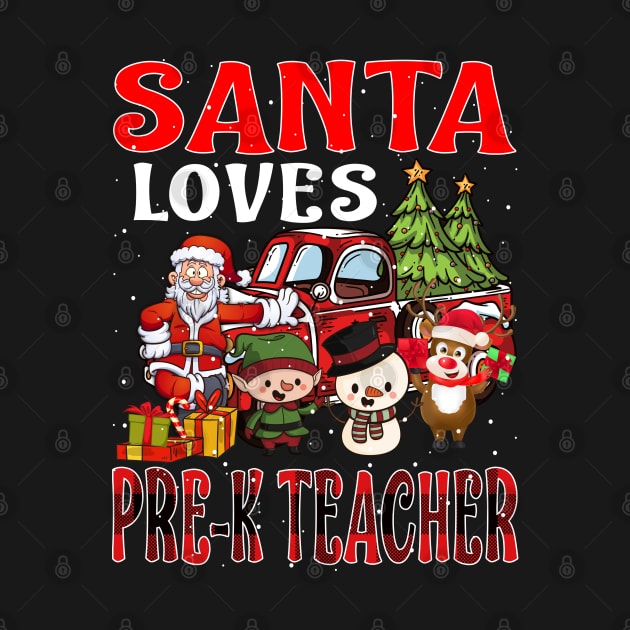 Santa Loves Pre K Teacher by intelus