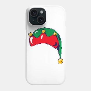 Christmas - Elf Hat Pixel Art Phone Case