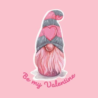 Sweet Be my Valentine Gnome T-Shirt