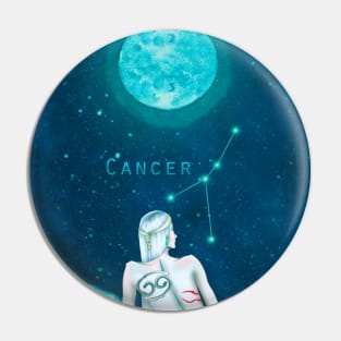 Cancer Zodiac Sign Constellation Pin