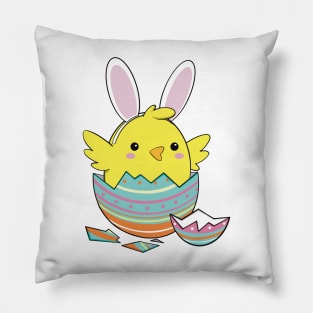 Easter Bunny Chick Pillow