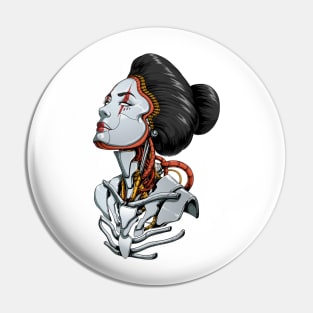 Mecha Geisha Pin