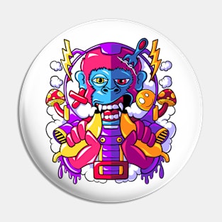 The astronaut ape Pin