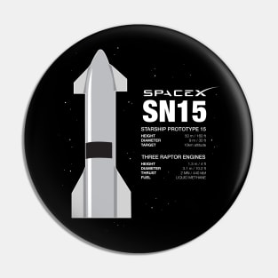 SPACE X SN15 Pin