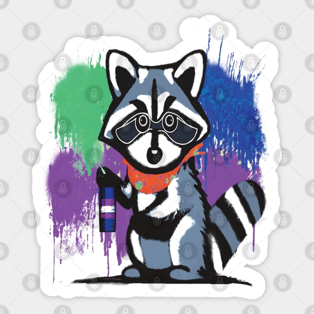 Racoon - Sticker