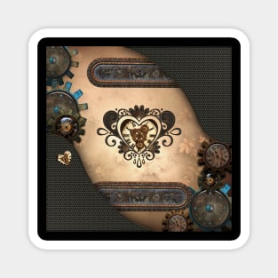 The heart of steampunk Magnet