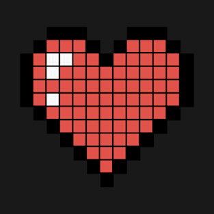 Pixel art heart T-Shirt