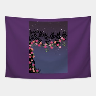 Trees and Flowers Tapestry