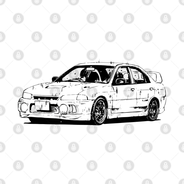 Seiji Iwaki's Mitsubishi Lancer Evolution [ Initial D ] by Tad