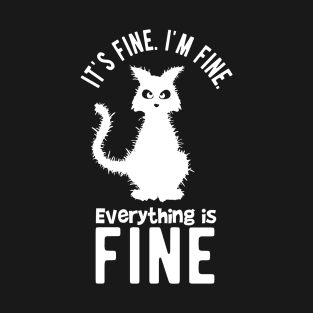 fine funny cat T-Shirt