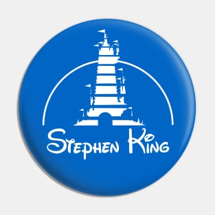 Stephen Kingdom Tower Logo (white) Pin