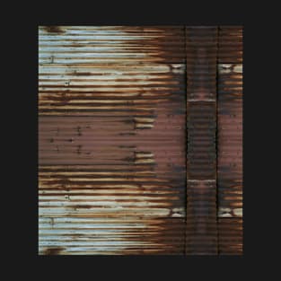 RUSTED CORRUGATED TIN ON OLD BARN T-Shirt