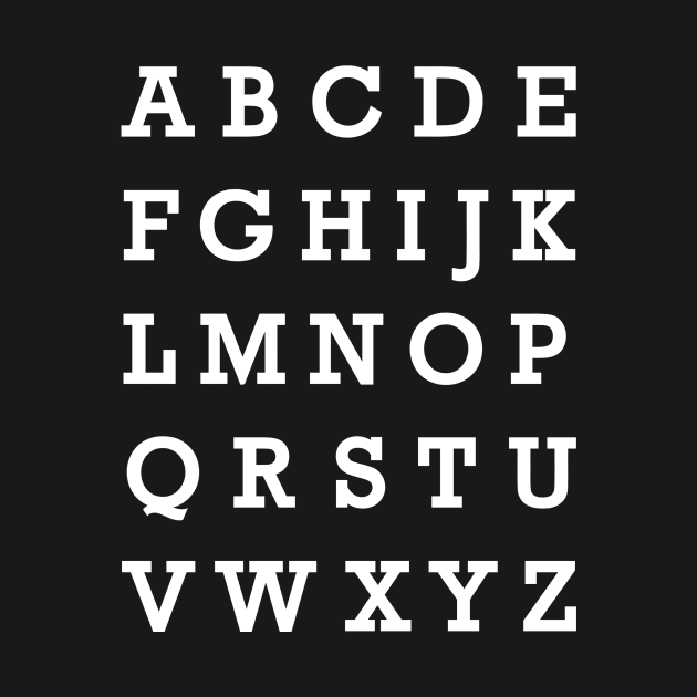 Alphabet by Designzz