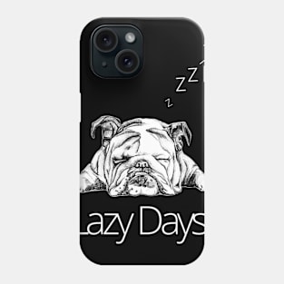 lazy dog Phone Case