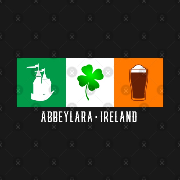 Abbeylara Ireland, Gaelic - Irish Flag by Eire