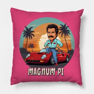 Magnum pi car ferrari Pillow