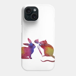 Rat and rabbit Phone Case