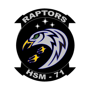 Helicopter Maritime Strike Squadron Seven One (HSM-71) Raptors T-Shirt