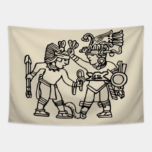 Aztec Ritual Tapestry