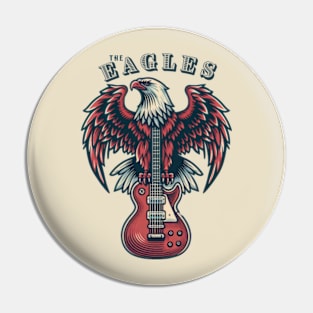 The Eagles band fans art: tshirt mug, sticker, print Pin