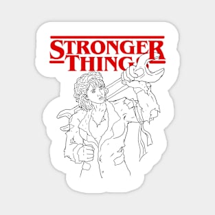 Nancy Stranger Things Parody Stronger Things Magnet