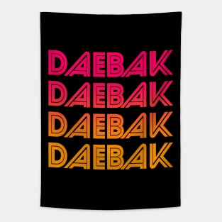 Vintage Retro Daebak Tapestry