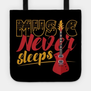 Music Never Sleeps Tote