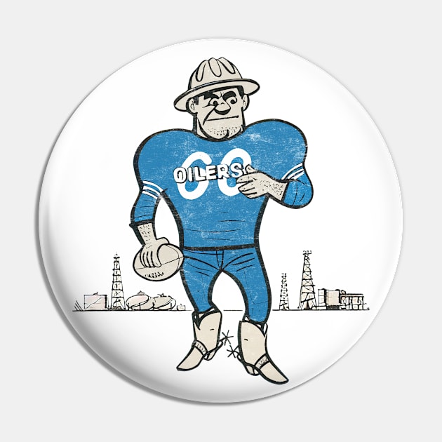 Mid Century Houston Oilers Design Pin by CultOfRomance