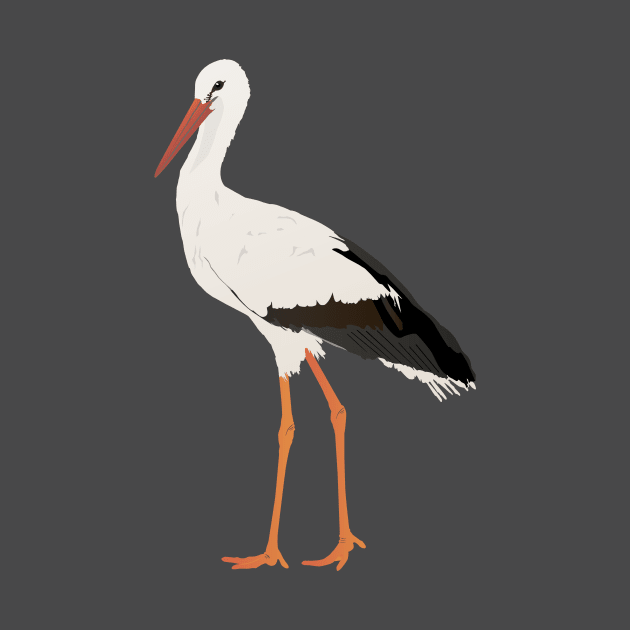 Stork Bird by NorseTech