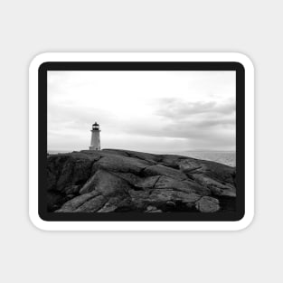 Lighthouse sunset Magnet